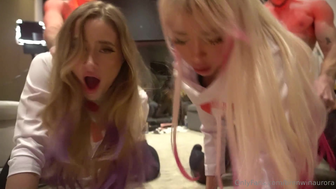 Bronwin Aurora Hardcore Foursome With Juicy Dicks Onlyfans Video