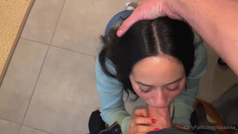 Daaania_ Pretty Babe POV Sucking Thick Cock And Got Facial Cumshot