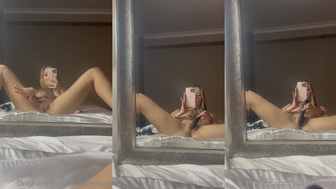 Xdestinyrose Blonde Spread Legs and Vibrates Pussy Onlyfans Video