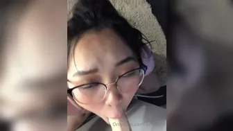 Ambiyah Giving A Amazing Dildo blowjob - Leaked Onlyfans