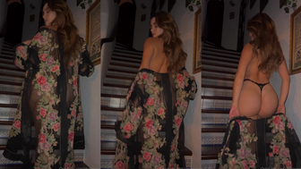 Demi Rose Big Ass Teasing Wearing Just A Thong Onlyfans Video