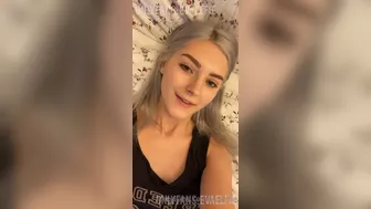 Eva Elfie Fingering her Wet Pussy and teasing her boobs - Onlyfans Leaked Video