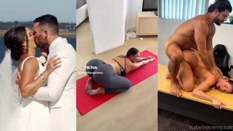 IsabelleJeremy TikTok Couple's Steamy Wedding to Hardcore Office Fuck in Doggy Style.