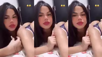 Hot Latina Teasing Booty in Panty Leaked Tape