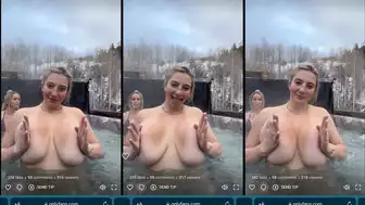 Lexicgoldberg Nude Tits Bouncing in Hot Tub Video