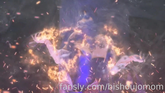 Bishoujomom Takes Cumshot on Big Boobs Fansly Video