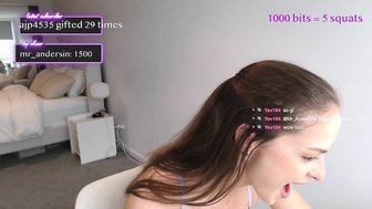 Katya Samilova Takes Out Her Big Tits on Live Stream Video