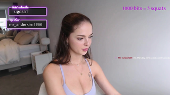 Katya Samilova Teases Her Juicy Big Tits on Live Stream Video