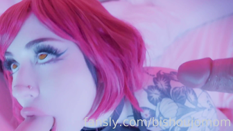 Bishoujomom Messy Blowjob and Huge Cum Facial Fansly Porn Leak