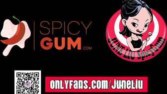 June Liu 刘玥 / SpicyGum - Happy Halloween - Sex Ritual until I got my Asian cunt creampie
