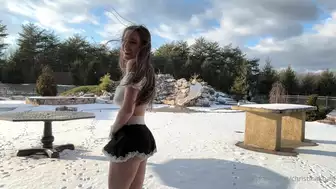 Christina Khalil Outdoor Sexy Outfit Try On Haul Onlyfans Video