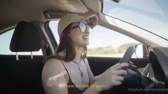 Marsnoire Fingering Horny Pussy in the Backseat Onlyfans Video