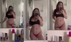 Curvyllama Teasing Booty in the Washroom Onlyfans Video