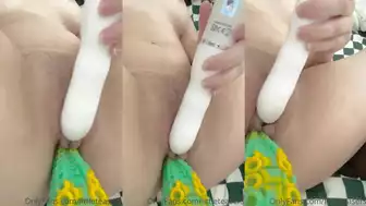 Littleteasers Vibrating Pussy While Dildo Is Inside Onlyfans Leak