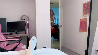 Zoe Neli My Slutty Step Sis Caught Me in Her Room and Started Grabbing My Shaft