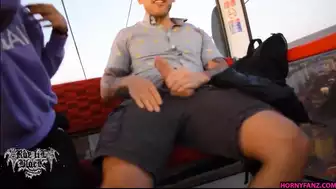 Rae Lil Black Petite Asian Blowing & Fucking A White Boy On A Giant Wheel