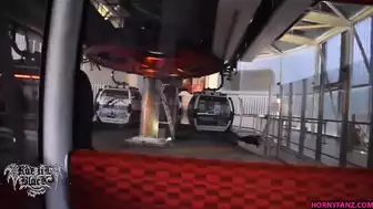 Rae Lil Black Petite Asian Blowing & Fucking A White Boy On A Giant Wheel