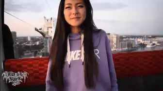 Rae Lil Black Petite Asian Blowing & Fucking A White Boy On A Giant Wheel