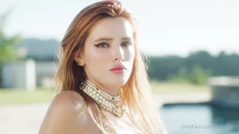 Bella Thorne Nude Pool White Bikini Teasing Video Leaked