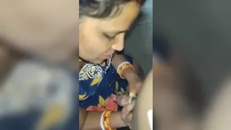 The cock was not even able to enter the thick wet pussy of the aunt!
 Indian Video Tape
