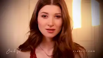 EvaDeVil Maintains Eye Contact While Playing in Seductive Lingerie