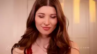 EvaDeVil Maintains Eye Contact While Playing in Seductive Lingerie