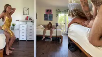 Camila Elle Gold Dress Doggy Fuck Onlyfans Video Leaked