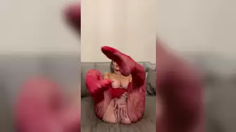 Arikytsya Nude Red Lingerie Masturbation Video Leaked
