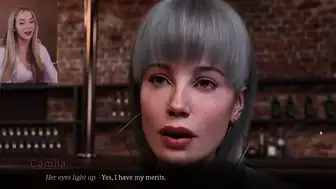 Bebahan Playing And React A Naughty Video Game In This Seductive Video