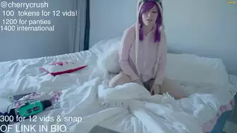 Cherrycrush Live Stream Video Pink Wig And A Cute Cosplay Tease