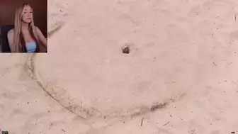 Bebahan React To  Fresh Petite Cutie In Casual Bikini Teases In A Beachside Video