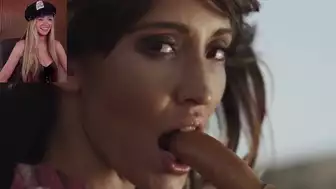 Bebahan React To  Dungeon Blonde Petite Cutie Takes A Black Dildo In Police Roleplay