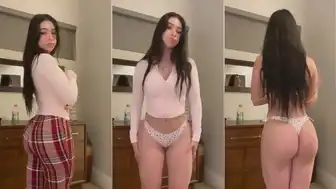 Aishah Sofey Shows Off Her Body In Her Underwear