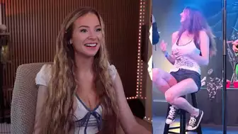 Bebahan React to Naughty Porn Clips in internet live video