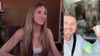 Bebahan Blonde Girl React to gets wild at the sex dungeon in this steamy video