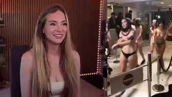 Bebahan Blonde Girl React to gets wild at the sex dungeon in this steamy video