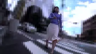 Asian Petite Cutie Exposed her Bouncy Ass Walking in Public with Her Tight Skirt