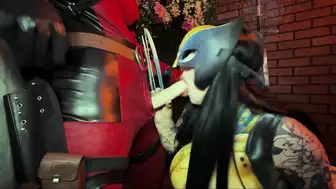 Autumn Ivy Gets Fucked in Superhero Cosplay with Tattooed Stud