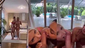 Summer Brookes With Ashleigh Skies POV Threesome Video Leaked