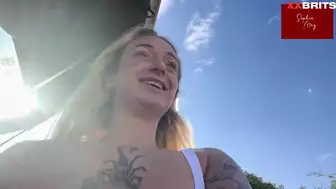 Sophia May Takes a Big Cock into her Tight Pussy at Outdoor video