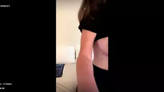 Katee Gives a Close-Up Pussy Tease in Tight Black Outfit