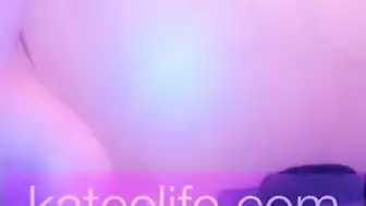 Kateelife Hot Petite Cutie in White Bra Teasing with Perfect Tits in Live Cam Show Video