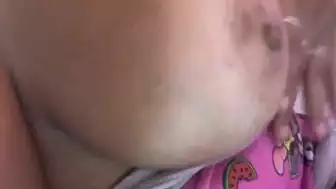 Curvy Goddess Squeezing her big Tits on Ome TV