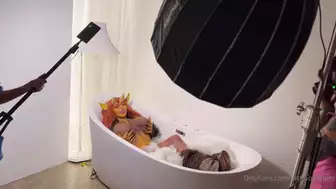 Bishoujomom Gets Naughty in Furry Cosplay Bathtub Video