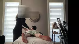 SinfulDeeds Massage Therapy Turns Naughty with Asian Cock for FrenchxRussian Intern in OnlyFans Video