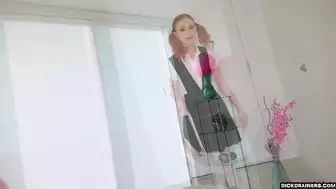 Redhead Scarlet Skies Teasing a Big Black Cock in this Full BBC Video.
