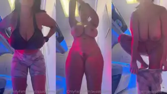 AvaAddams Strips Naked and Teases with Her Massive Boobs in Sensual Video