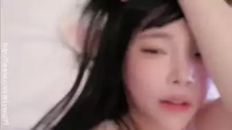 Inkyung97 Flaunts Bunny Rabbit Getting Fucked Hard on Bed Video
