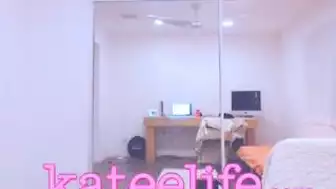 Kateelife Fingering Herself Sensually During an Erotic Live Stream Video