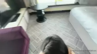 AutumnFallsxxx rides hard in black fishnets for an intense and steamy fuck session in this exclusive OnlyFans video.